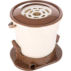 Rankinis skalbinių suktuvas, tik skalbinių suktuvas, stovyklavietės drabužių džiovyklė, taupanti vietą, rankomis valdoma drabužių džiovyklė stovyklavietėse, ruda