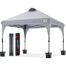 ABCCANOPY pavėsinė Vandeniui atspari pop-up sodo pavėsinė Festivalis apsauga nuo saulės Lauko stoginė Super kompaktiškas stoginė su Roll Carry Bag Bonus 4 x svorio maišeliai, 4 x virvės 4 x stulpai