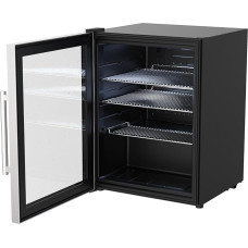 cozze Outdoor Fridge for Outdoor with Stainless Steel Frame (60 Litres) Outdoor Drinks Fridge for Garden Practical Mini Fridge for Outdoor Kitchen Garden Kitchen