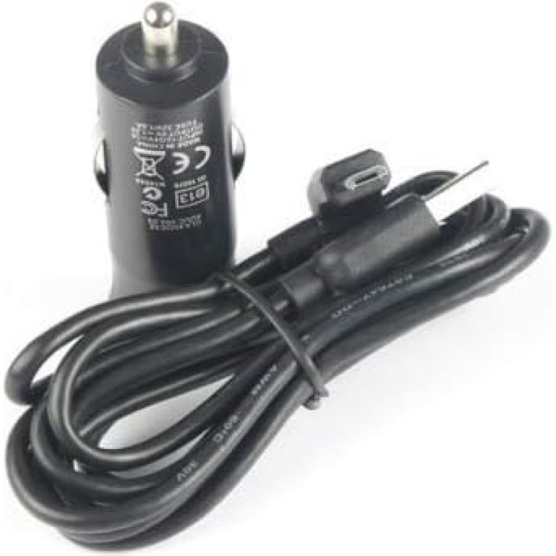 Riloer Car Charger for Tomtom Micro USB LED Car Charger & 1.8M Charging Cable for GPS Compatible with Garmin Nuvi, Garmin GPS Charging Cable