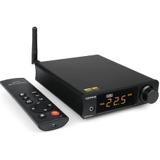 TOPPING DX3 Pro + ausinių stiprintuvas ES9038Q2M Bluetooth LDAC garso dekoderis USB/Opt/Coax HiFi DAC NFCA XMOS XU208 stiprintuvas DX3 Pro Plus (juodas)