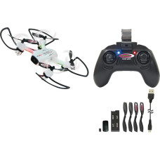 JAMARA 422027 - Angle 120 WideAngle Drone Altitude HD FPV Wifi 2,4 - 120° Weitwinkel Wifi FPV HD Kamera (720p) mit Photo-/Videofunktion, wechselbarer 4 GB Micro SD-Karte Altitude Hold Adjustment