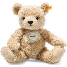 Steiff Cuddly Toy Paddy Teddy Bear, Cute Stuffed Toy with Plastic Eyes, Children, Boys & Girls, Plush Toy 30 cm, Light Brown, 014253