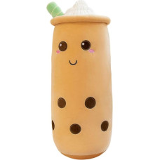 LICHENGTAI Bubble Tea Plush Toy Boba Soft Toy Milk Tea Plush Dolls Filled Children's Toy Decorative Plush Cushion Soft Cartoon Plush Back Cushion Gift Toy for Children Adults