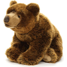 Uni-Toys - Brown Bear Large Sitting - 43 cm (Length) - Plush Bear - Plush Toy, Cuddly Toy