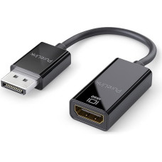 PureLink DisplayPort auf HDMI Adapter, 4K Ultra HD 60Hz, 18GB/s Bandbreite, vergoldete Steckkontakte, 0,15m, schwarz