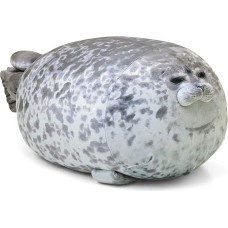 Auspicious beginning Chubby Seal Plush Cushion Cuddly Toys Plush Toys Cute Seal Plush Lifelike Ocean Cushion Soft Cotton Filled Cushion Toy