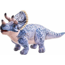 Wild Republic Artist Collection Dino Triceratops Gift for Kids 38cm Plush Toy Stuffing Made from Spun Recycled Water Bottles