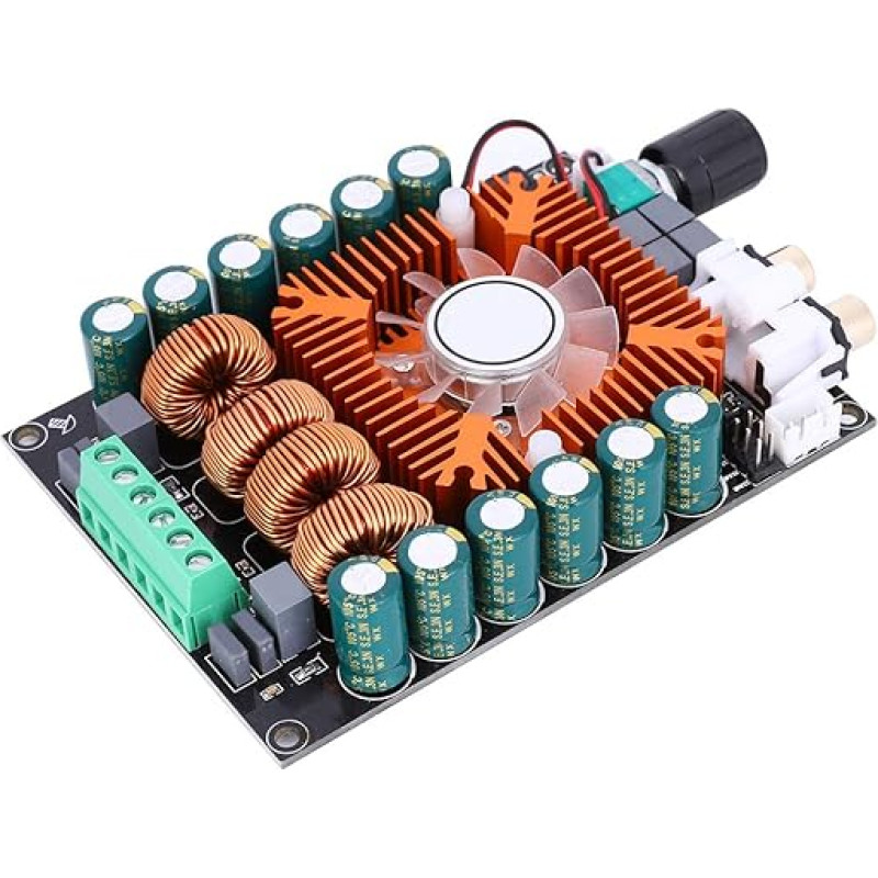 Fafeicy Power Amplifier Board, TDA7498E 160Wx2 2.0HIFI Stereo Support for BTL220W, Other Electronic Components