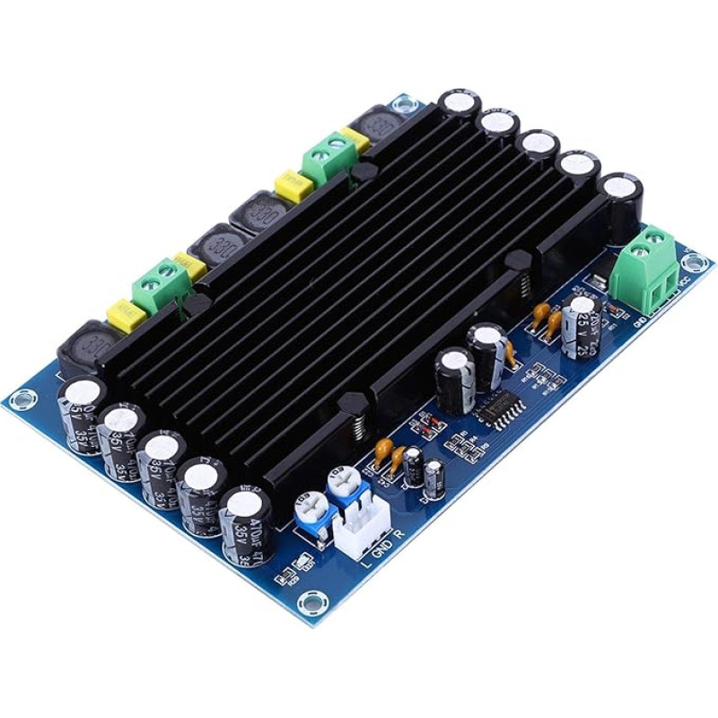 Dpofirs 2*150W TPA3116D2 Amplifier Module DC 12-24V XH-M546 Digital Audio Amplifier Board Dual Channel High Performance Potentiometer Board for Shelf Speaker CRT TV