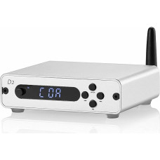 Mini USB DAC HiFi Bluetooth 5.0 Receiver Coax/Opt Digital Analogue Converter Stereo Receiver DSD256