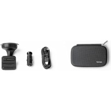 TomTom CLICK AND DRIVE WINDSCREEN MOUNT INCLUDES USB CAR CHARGER & CABLE & CLASSIC PROTECTIVE CARRY CASE FOR ALL 6