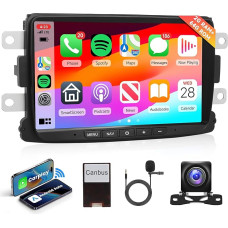 2G + 64G Wireless Carplay Android Car Radio 2 DIN for Renault Dacia Logon Sandero Captur Lodgy Simbolo Plumero