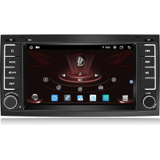 DDKUS Android 13 Car Radio for VW Touareg Transporter T5, 7 Inch Touchscreen Car Radio 4GB 64GB Carplay and Android Car Mirror Link Navi BT WiFi GPS Canbus FM/RDS Radio Reversing Camera