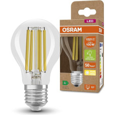 OSRAM LED Energy-Saving Lamp, Filament Bulb with E27 Socket, Warm White (3000 K), 7.2 Watt, Replaces Conventional 100 W Bulbs, Particularly High Energy Efficiency and Energy-saving, Pack of 6