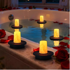 MALUX mini saulės baseino apšvietimas, 5 plūduriuojančių baseinų apšvietimo elementų pakuotė, IP66 atsparus vandeniui, LED liepsnos efektas, plūduriuojantis tvenkinio apšvietimas, saulės šviesos sodui, tvenkinio apdailai