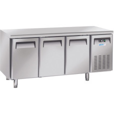 Arktic 3-door refrigerated table with side unit GN 1/1 400 l 350 W