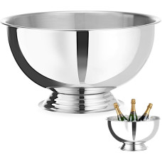 Bar Up Champagne punch bowl steel 13 l dia 393x214 mm - silver