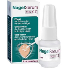 CT nagų serumas 8 ml - nagų priežiūros priemonė išblukusiems, sustorėjusiems nagams - su 8 % ciklopiroksu - vandenyje tirpus nagų lakas su chitozanu (HPCH) - regeneruoja trapius nagus su siliciu ir MSM - PZN 19902455