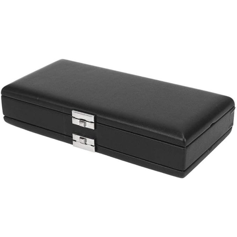 Fagoto nendrės dėklas, 2 sluoksnių juodos odos nendrės dėklas, atsparus drėgmei Muzikos instrumentų priedai