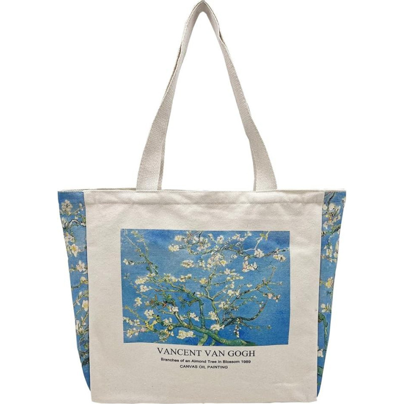 BROADREAM džiuto krepšys, atspausdintas derliaus, džiuto krepšys, pirkinių krepšys, drobė Tote Bag, estetinis derliaus krepšiai, didelis krepšys per petį, audinio krepšiai moterims, Uni darbas