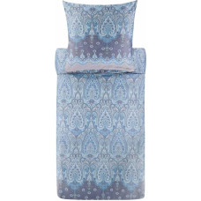 Bassetti ISOLABELLA 9329920 9329920 Patalynė + 1 užvalkalas ant pagalvės 100% medvilnė Satin Azzurro C1 Išmatavimai: 155 x 220 cm + 1 K 80 x 80 cm