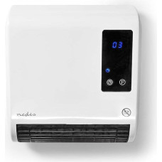 Bathroom Heaters 2000 W Adjustable Thermostat 2 Heat Modes IP22 Remote Control White