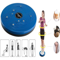 Akacijų vienvietis juosmens sukimo diskas, skirtas aerobikai, mankštai, fitnesui, pėdų refleksui, masažui, su magnetais, pusiausvyros lenta, treniruokliai
