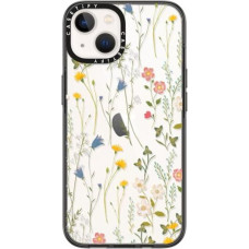 CASETiFY iPhone 14 Compact Phone Case, Military Grade Drop Tested, 4ft Drop Protection, Dreamy Floral Pattern, Clear Black, Pack of 2