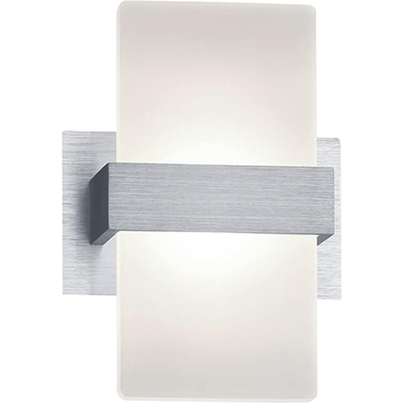 Trio Leuchten Platon 274670105 LED sieninis šviestuvas Aliuminio atspalvis Akrilo balta 1 x 4,5 W