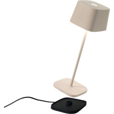 Zafferano, Ofelia Lampe, Kabeliuose sumontuota, jutiklinio valdymo lemputė, pritaikyta ir aukštesnėms patalpoms, reguliuojamas apšvietimas, 2700-3000 K, Höhe 29 cm, spalva smėlio