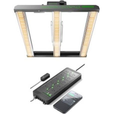 MARS HYDRO LED Pflanzenlampe FC-E1500 LED Grow Lampe 150W Vollspektrum Grow Light und iHub-Pro, 10AC Power Strip Kit, 10-Outlet All-in-OneGrow Room Hub