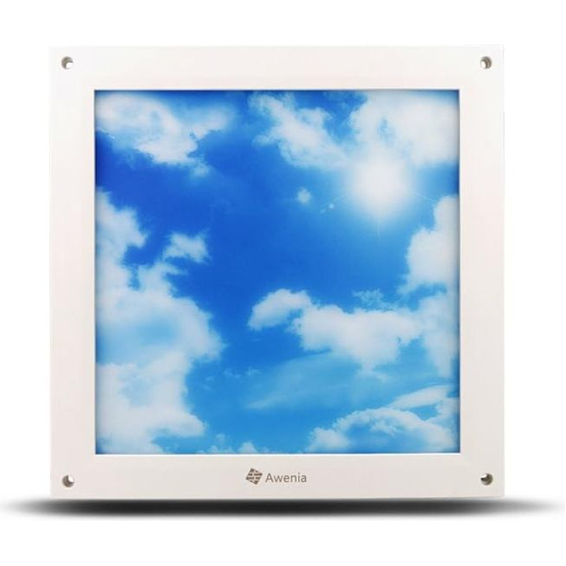 Awenia 18 W LED lubų šviestuvas, 30 x 30 plokščių lempa, šaltai balta (6500 K), nemirksintis lubų šviestuvas, 1200 lm sieninis šviestuvas miegamajam, virtuvei, valgomajam, svetainei, balkonui, prieškambariui, koridoriui, biurui