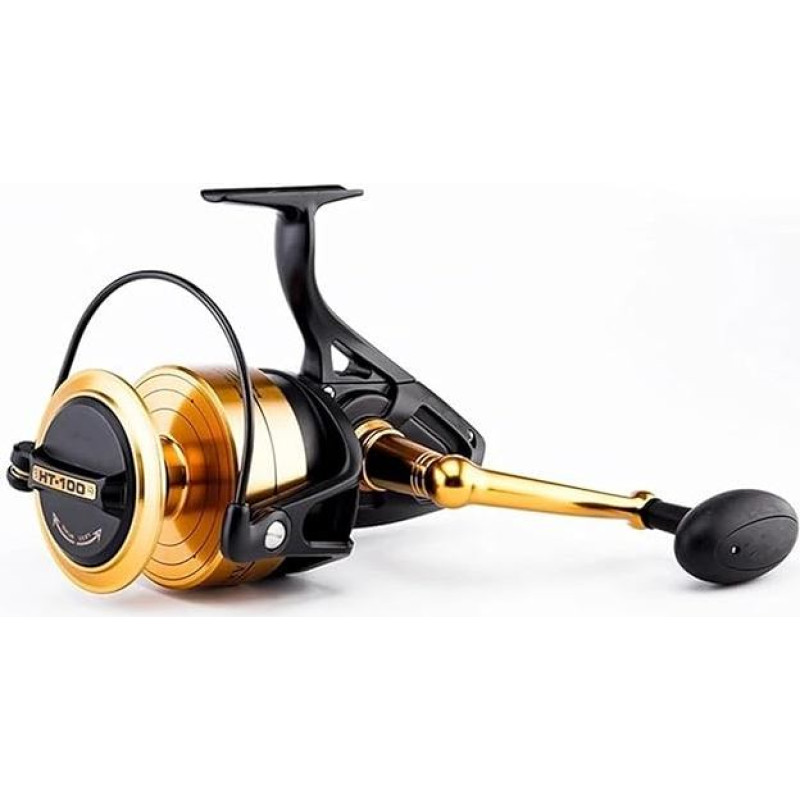 Karpfenrolle Angelrollen Max. 13 Kg, 4,7:1/4,2:1 Meeresspinnrolle Korrosionsschutz Meerwasserspinnrad