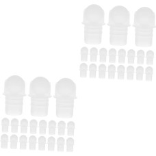 100 Stk Transparente Glaskugel Reiseversorgung Roller-flaschenball Kugellager Aus Edelstahl Ersatzbälle Rollkugel Präzisionskugeln Rollenkugellager Lagerkugeln Weiß Pp