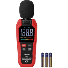Sound Level Meter Digital Portable Decibel Meter 30dB to 130dB A/C Weighted LCD Display Can Be Used at Home, Factory and Road