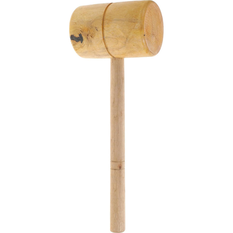Kisangel Holzhammer Mallet Holzschlägel Aus Massivem Hartholz Stabiler Holzgriff Holzbearbeitungswerkzeug Für Schreiner Holzhandwerk