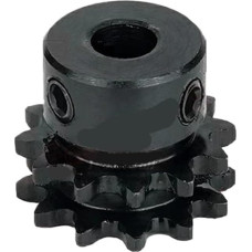 Roller Sprocket, 04C 25H Double Row Sprocket for Roller Chain 20T 45# Steel Bore 8-20 mm (12 mm)