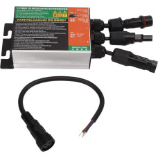 Mikro saulės inverteris 150W 230V, Saulės energijos tinklelis, automatinis identifikavimo inverteris mažiems saulės kolektoriams, įvestis nuo 10,8V iki 30V DC iki AC išvestis nuo 180V iki 280V Grid Tie MICR