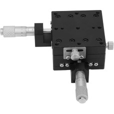 Keenso XY Linear Table Micrometer Manual Sliding Table Trimming Platform Cross Roller Steps (SEMY60-AC 60 x 60 x 40 mm) Other Tools and Accessories Mechanical Drives