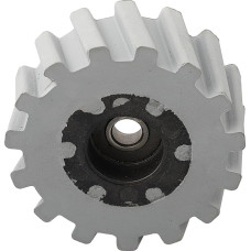 Krašto juostų klijavimo mašinos konvejerio ratas Guminis ritinėlis su aliuminio šerdimi 5 dydžiai (48 x 25 x 8 mm/55 x 24,7 x 8 mm/48 x 23,7 x 8 mm/57,5 x 24 x 8 mm (62,7 x 25 x 8 mm)