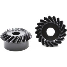 ELLANA Getriebewinkel 2 Stück 1:1 Spiralkegelrad 1 Modul 20T 30T Schrägkegelrad 6mm 8mm 10mm 12mm Lochdurchmesser Kohlenstoffstahl DIY Zahnräder Antriebswelle (Spalva : 30 dantų, Dydis : 8mm skylė)