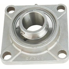 1 STÜCKE 304 Edelstahl-Einsatzlager Quadratische Basis SUCF201 SUCF202 SUCF203 SUCF204 SUCF205 SUCF206(SUCF205)