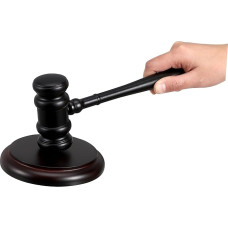 Teisėjo plaktuko rinkinys pagamintas iš aukštos kokybės buko medienos, ergonomiška rankena, poliruotas paviršius, tikslus smūgis, patvari mediena, tinka teisėjams, advokatams ir ceremonijų dalyviams