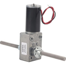 Robustes Gehäuse, Laufruhige Struktur, Aber Leistungsstark, Doppelwellen-M8-Gewinde-Schneckengetriebemotor mit Zahnrädern aus Stahllegierung, Rechts- und