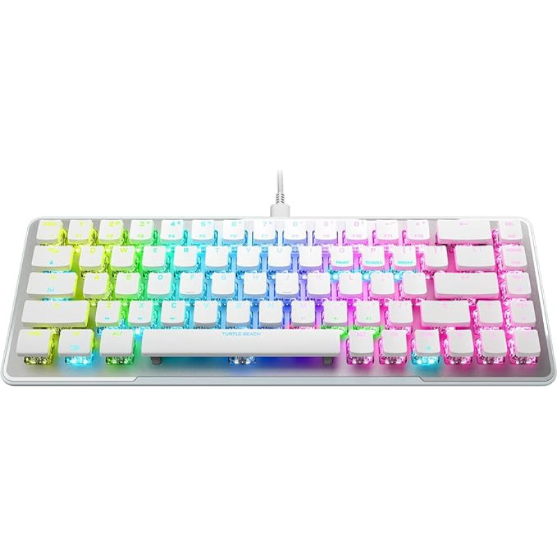 Turtle Beach Vulcan II Mini Tastatur Gaming USB QWERTY Deutsch Weiß
