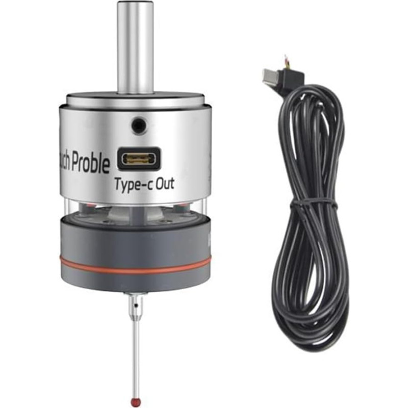 WP-500 3D für Kantenfinder-Sonde für CNC-Fräsmaschine, NPN-NO-Ausgang, IP56 Funksignal, XY±15° Z-Achse 3 mm, kompatibel mit, Metall-Des(WP-500)