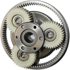 Pavaros velenas 1 gabalas Elektrinių dviračių perdavimo pavara 38 dantys Nailono dantys 10,4 mm Vidinė skylė Plieninis krumpliaračių žiedas Vidutinės pavaros variklio pavarų dėžės variklio žvaigždutė