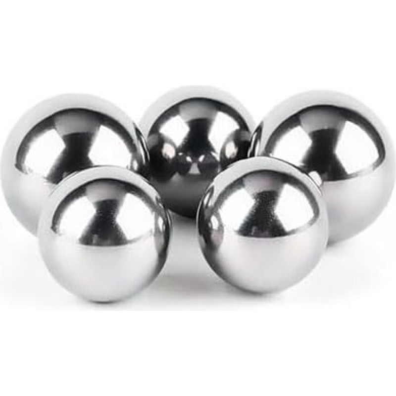 Generisch 5 rutulinių guolių rutuliukų pakuotė, tikslūs rutuliukai, 304 nerūdijančio plieno rutuliukai, guolių rutuliukai, skersmuo 20 mm - 30 mm (20 mm)