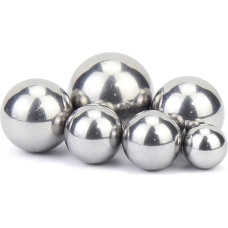 Rutuliniai guoliai, tikslūs rutuliukai, pagaminti iš nerūdijančio plieno 304 Nerūdijančio plieno kietasis rutuliukas, tikslūs guoliai iš plieno Maži rutuliukai Apvalūs lygūs slydimo rutuliukai (3,0 mm (100 vnt.)